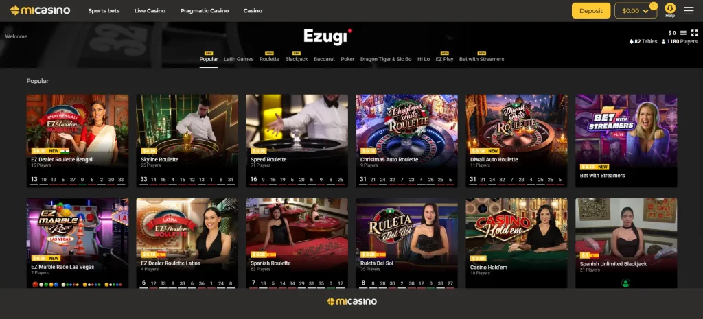 Casino en vivo mesas reales en tiempo real